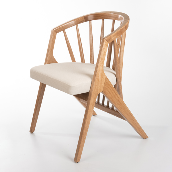 Silla comedor Rufina tapizada - Imagen 3