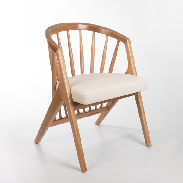 Silla comedor Rufina tapizada - Imagen 2